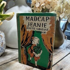 Vintage Madcap Jeannie Hardback Book. 1959 Reader. Janette Graham | Great Color